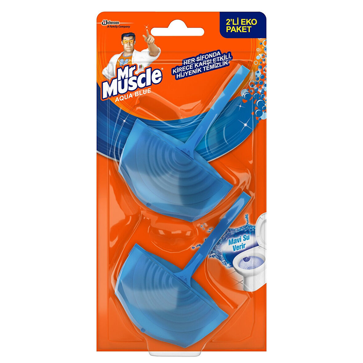 MR.MUSCLE KLOZET BLOK AQUA PAKET 1+1