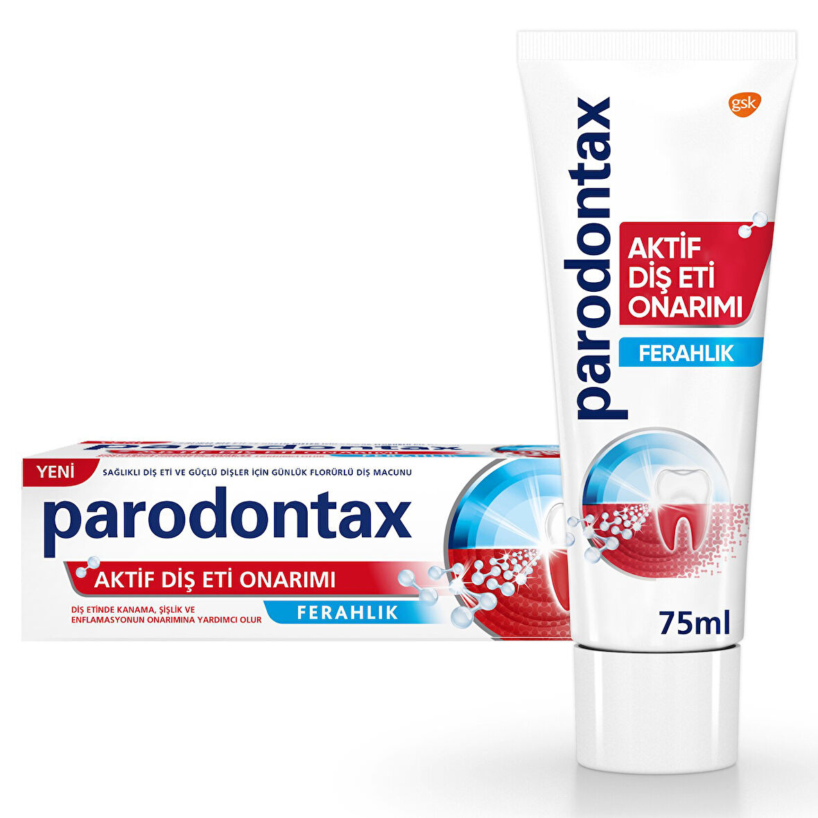 Parodontax Aktif Diş Eti Onarımı Ferahlık 75Ml