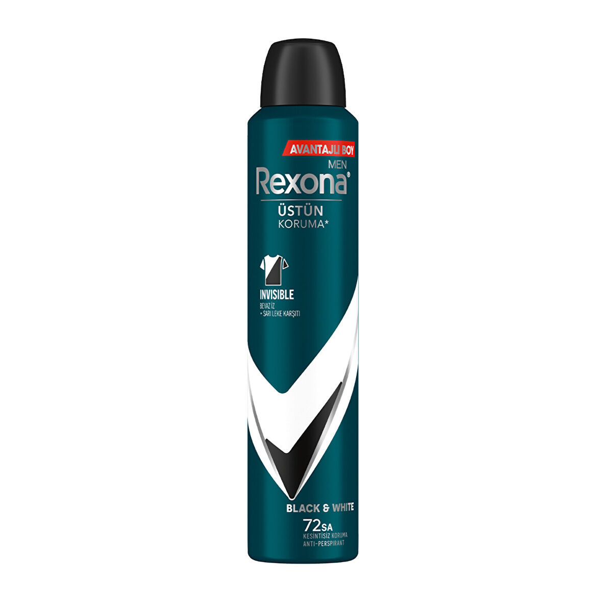 Rexona Men Erkek Sprey Deodorant Invisible Black & White 200 Ml