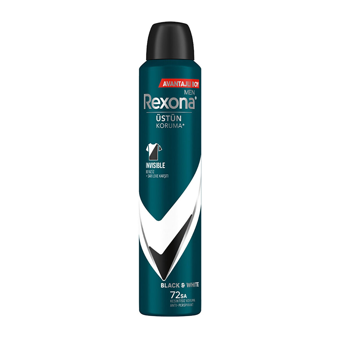 Rexona Men Erkek Sprey Deodorant Invisible Black & White 200 Ml