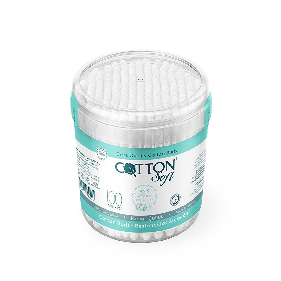 Cotton Soft Pamuklu Çubuk 100'lü