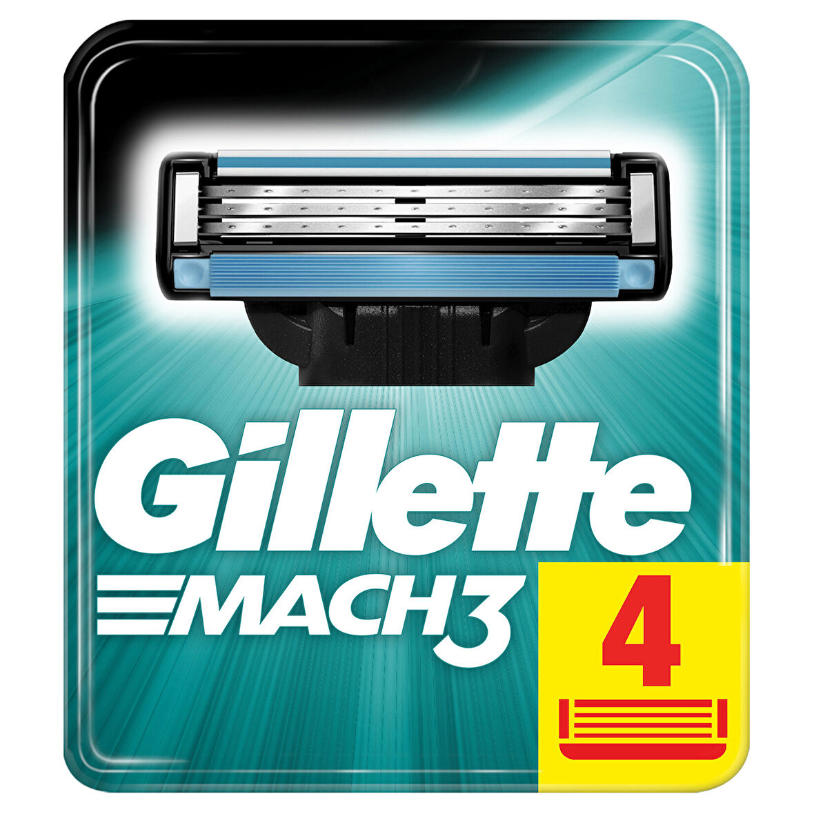 Gillette Mach3 Yedek Tıraş Bıçağı 4 Adet