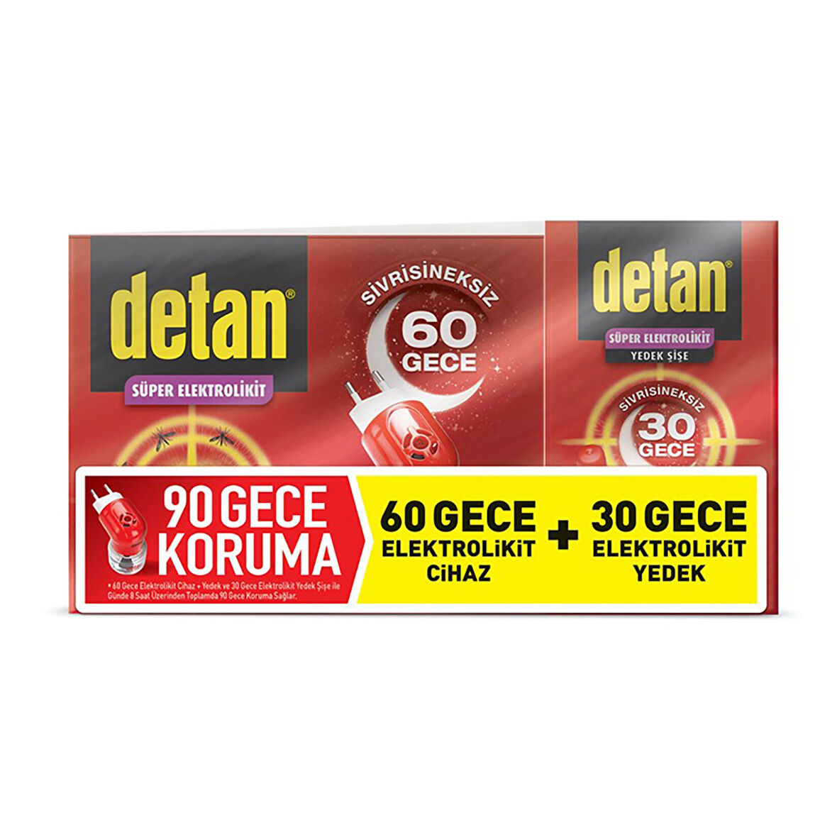 Detan Makine 60 + Likit 30 Gece