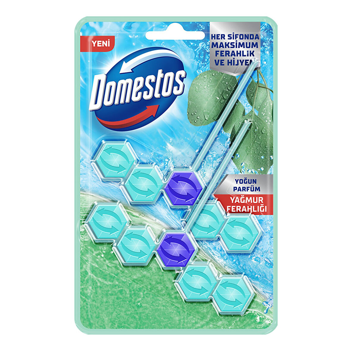 Domestos Wc Blok Yağmur Ferahlığı 2 x 50 G