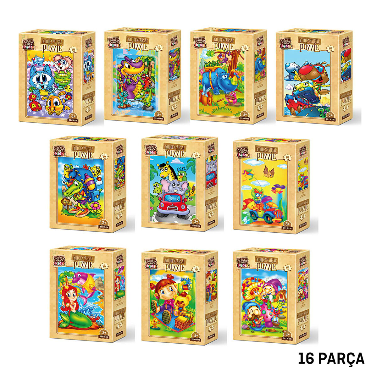 Art Kids Ahşap Puzzle