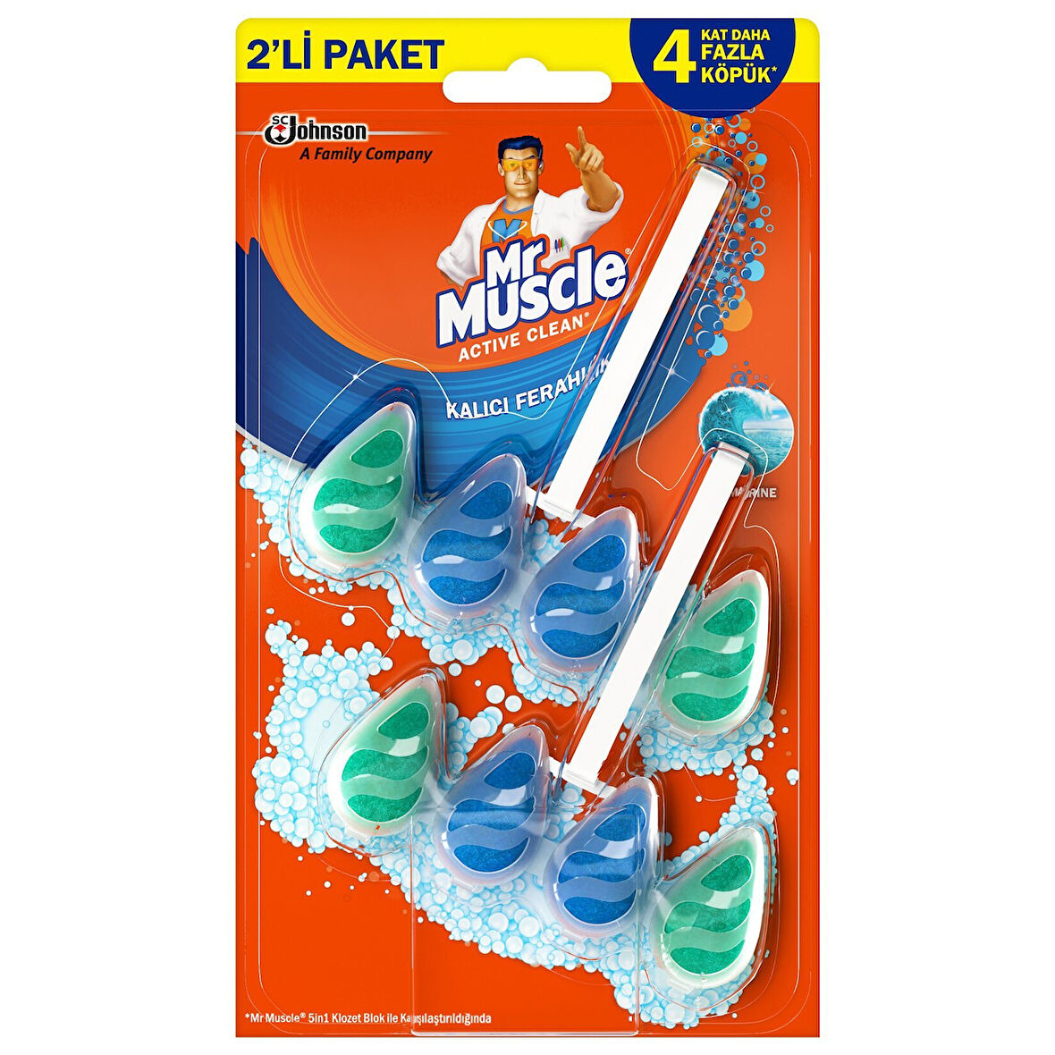Mr. Muscle KLOZET BLOK MARİNE 2'Lİ 77.2 G