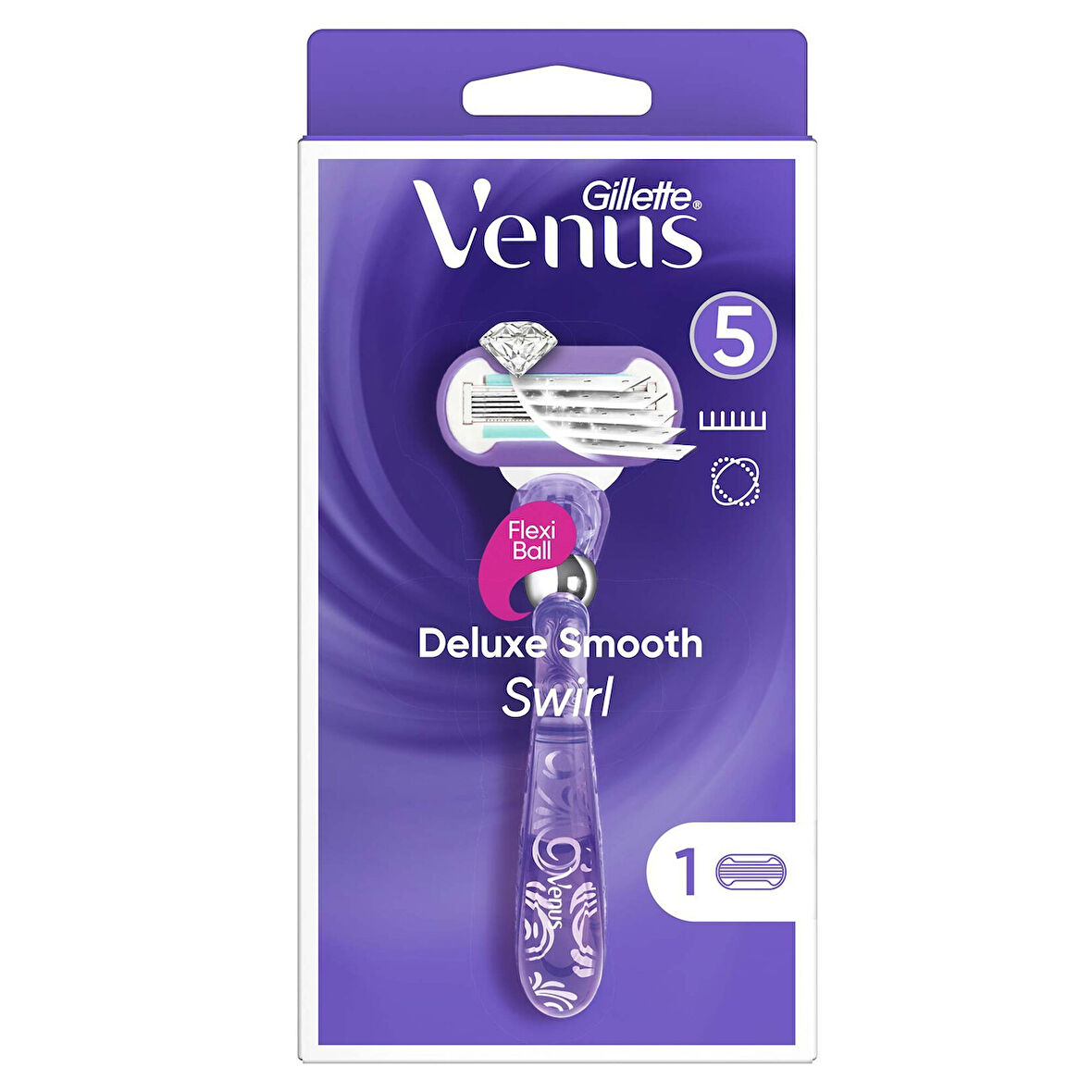 Gillette Venus Extra Smooth Swirl Tıraş Makinesi + Yedek Başlık