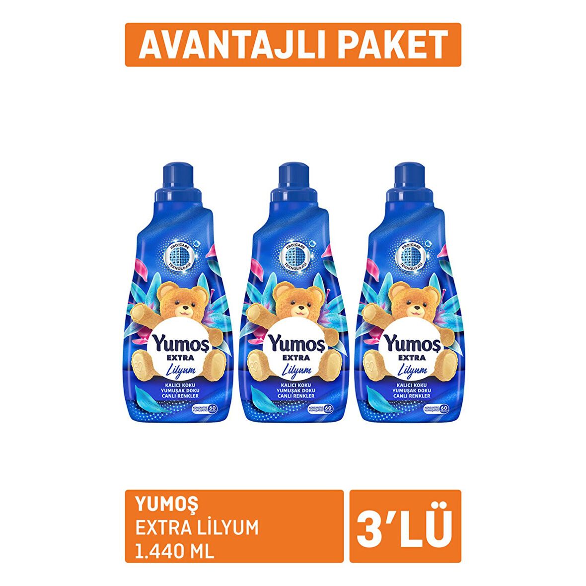 Yumoş Extra Lilyum 3 x 1.440 Ml
