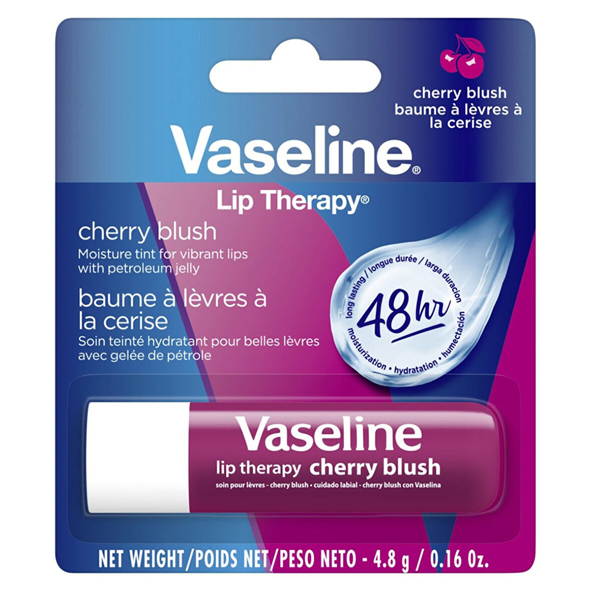 Vaseline Lip Therapy Cherry Lipstick 4,8 G
