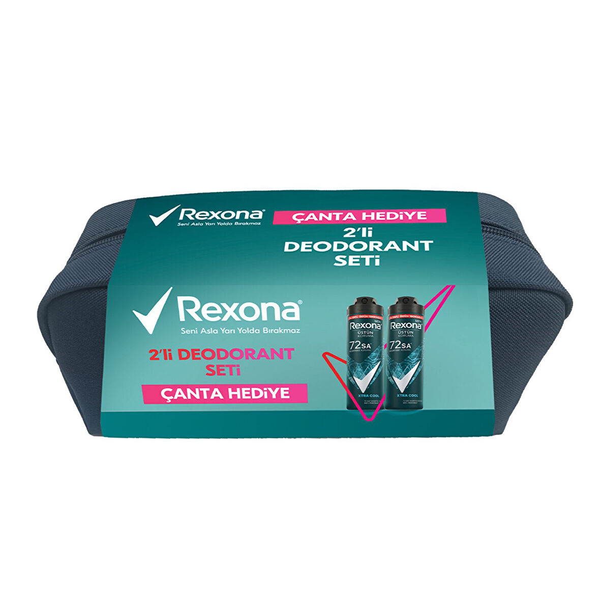 Rexona Xtracool Deodorant 2x150Ml + Çanta Seti