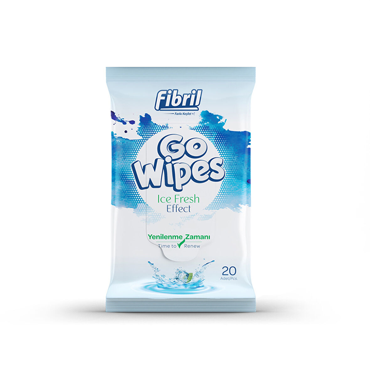 Fibril Go Wipes Nane Ferahlığı Islak Cep Mendili 20'li