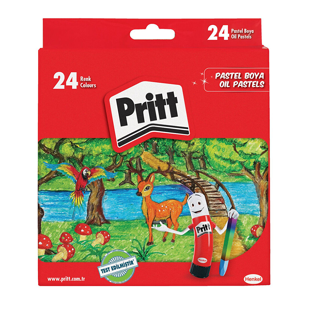 Pritt 24'Lü Pastel Boya Karton Kutulu