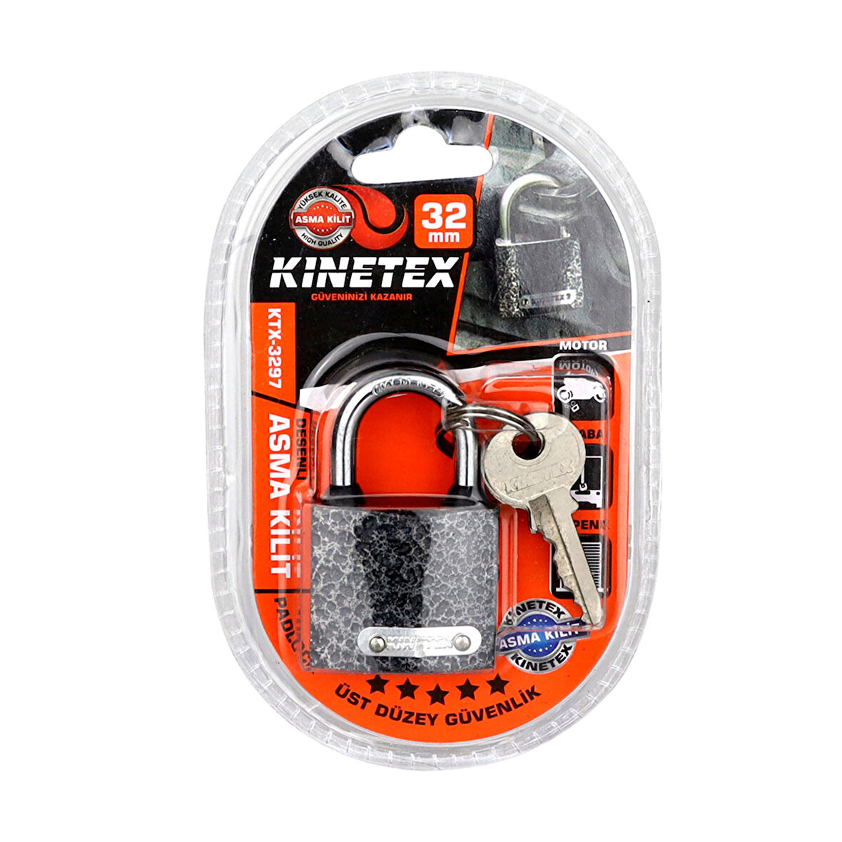 Kinetex Sentetik Asma Kilit 32 Mm