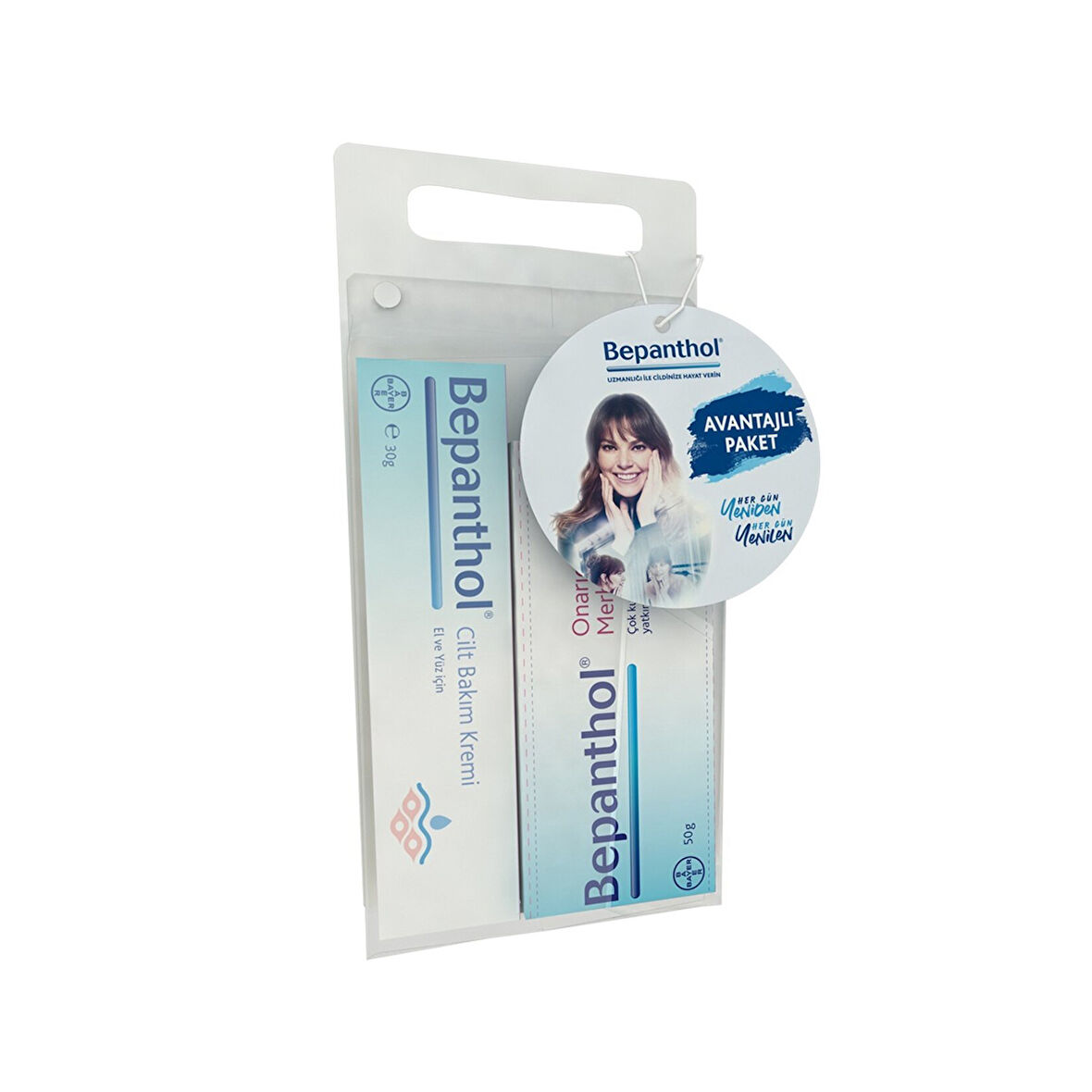 Bepanthol Cilt Bakım Kremi 30 G + Onarıcı Bakım Kremi 50 G