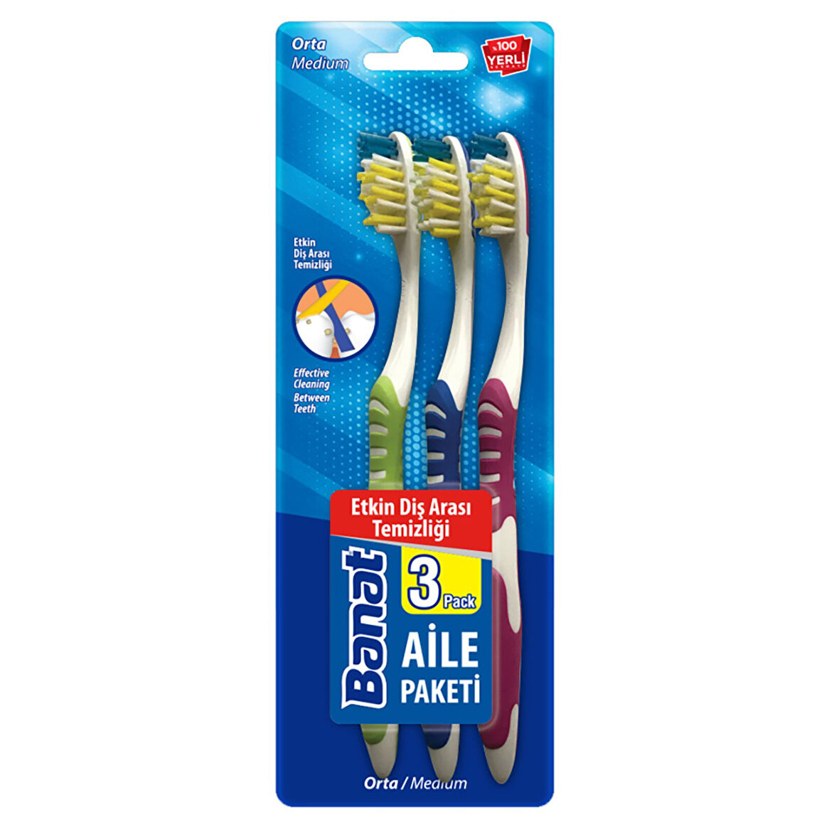 Banat Ekomomik Diş Fırçası 3'lü