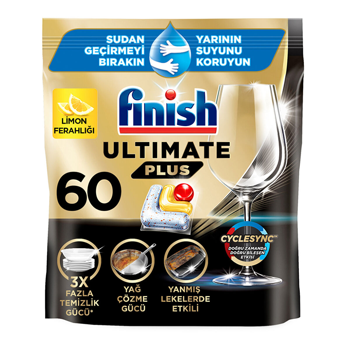 Finish Ultimate Plus Limon 60 Tablet