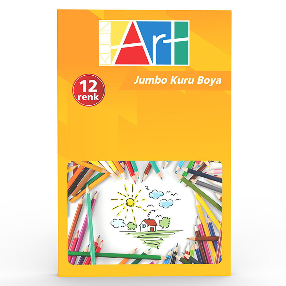 Kulinart Jumbo Kuru Boya 12'li