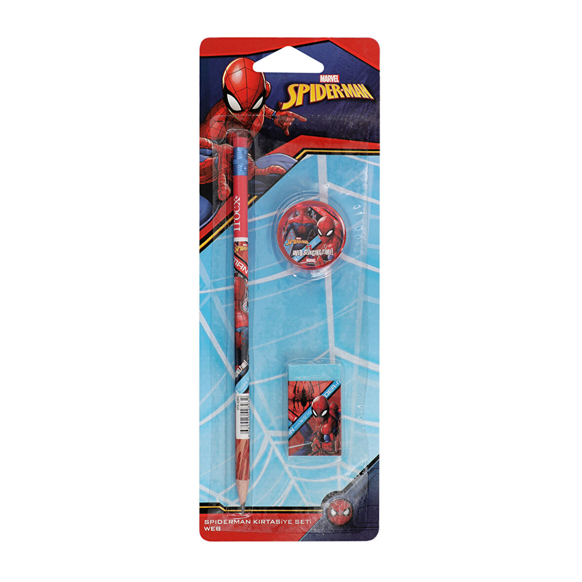 Frocx Lisanslı Kırtasiye Seti 3 Parça (Kalem + Silgi + Kalemtraş)