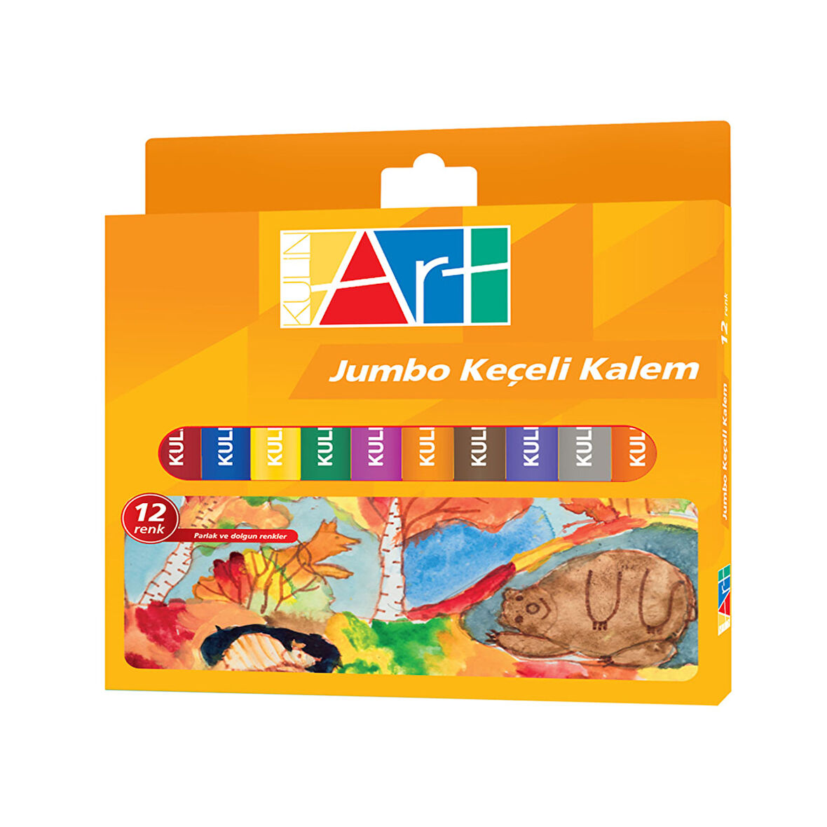 Kulinart Jumbo Keçeli Kalem 12'li