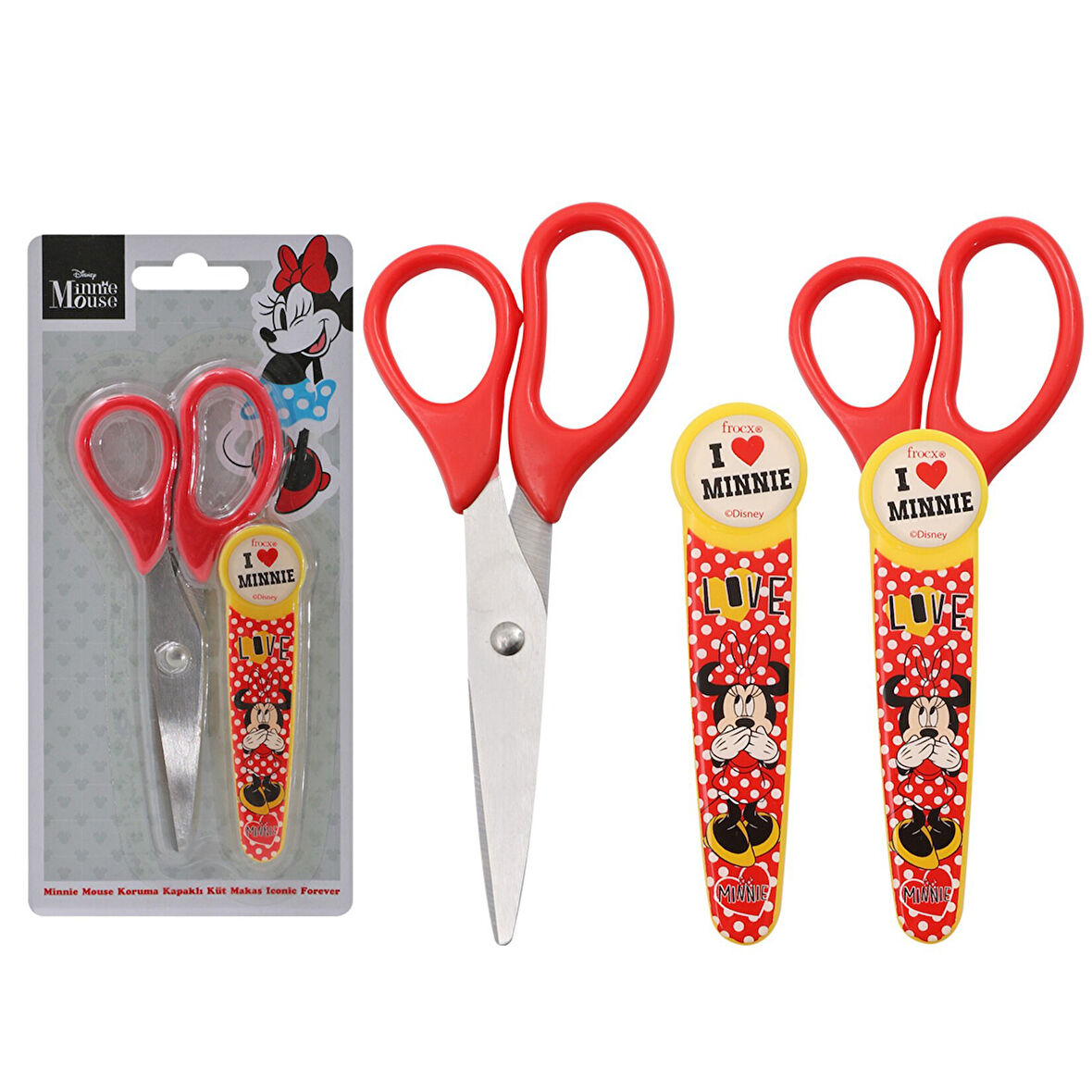 Forcx Disney Koruma Kapaklı Küt Makas