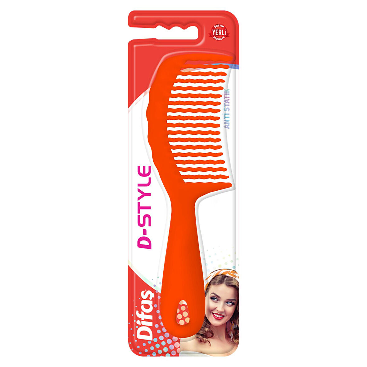 Difaş D-style Saplı Zigzag Tarak 2014 2 ADET