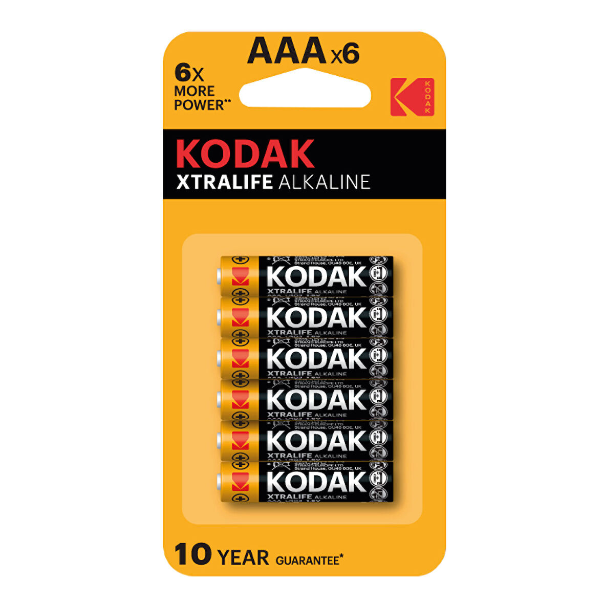 Kodak Xtralife Alkalin İnce Pil AAA 4+2