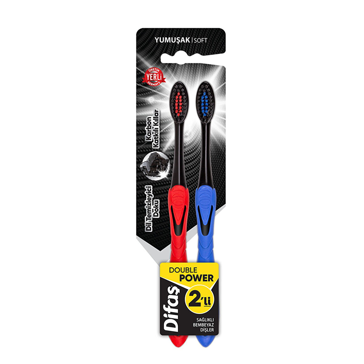 Difaş Double Power 2Li Yumuşak Diş Fırçası 2 ADET