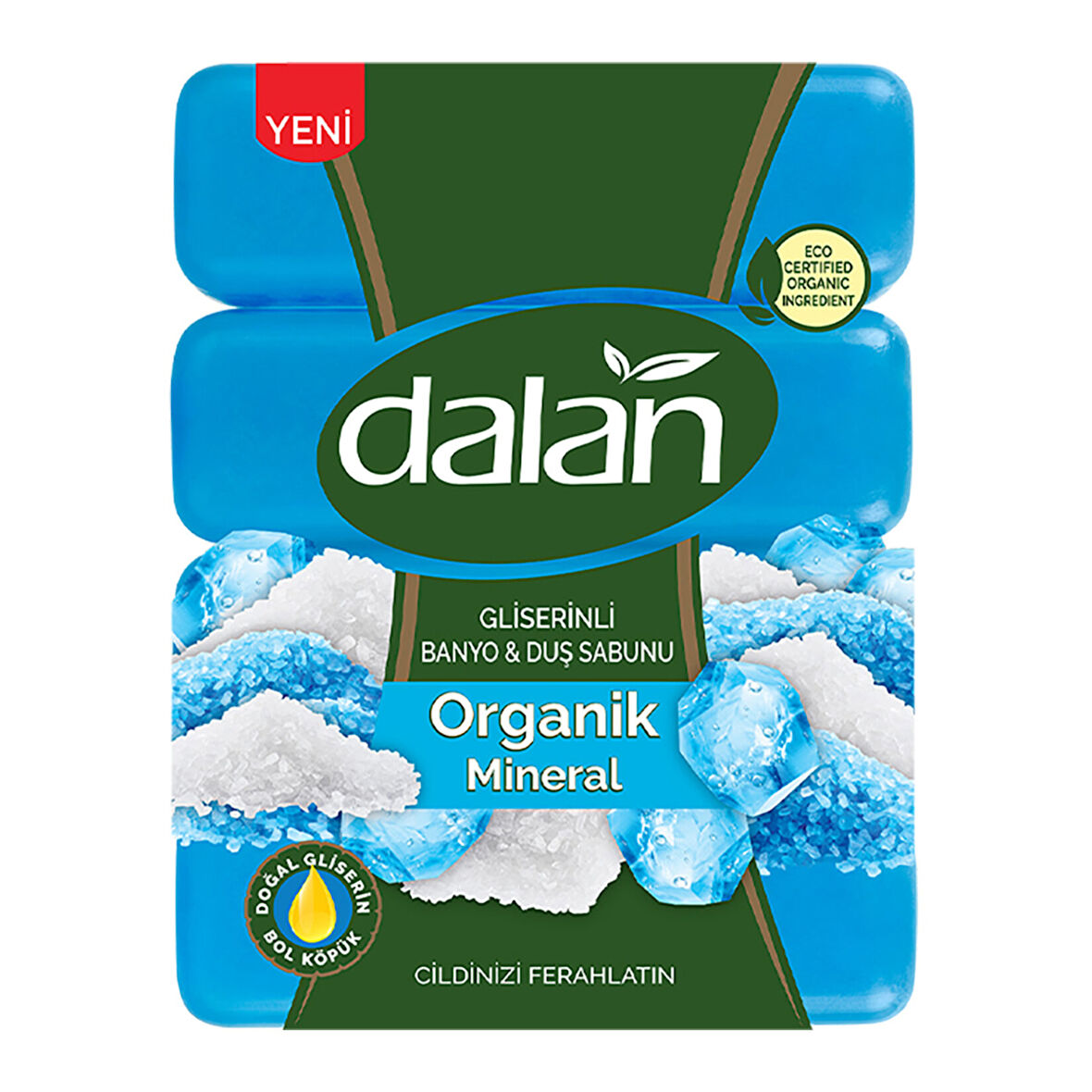 Dalan Organik Mineral Gliserin Banyo & Duş Sabunu 4 x 150 G