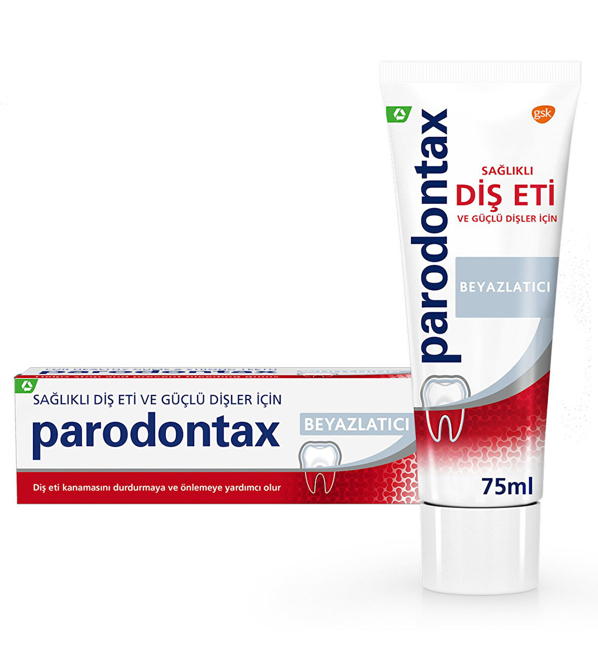 Parodontax Beyazlatıcı Diş Macunu75 Ml 2 ADET