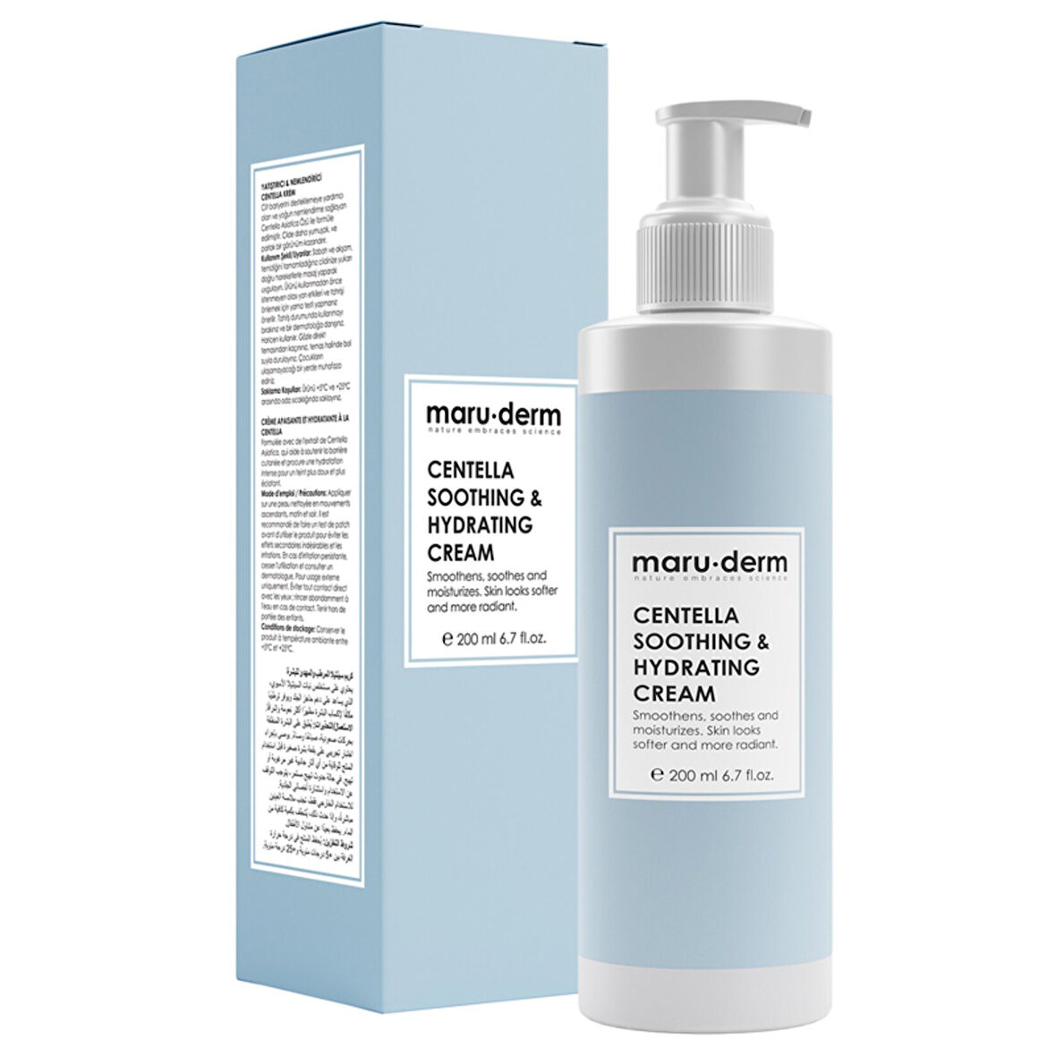 Maruderm Cica Centella Cilt Bakım Kremi 200 ML 2 ADET