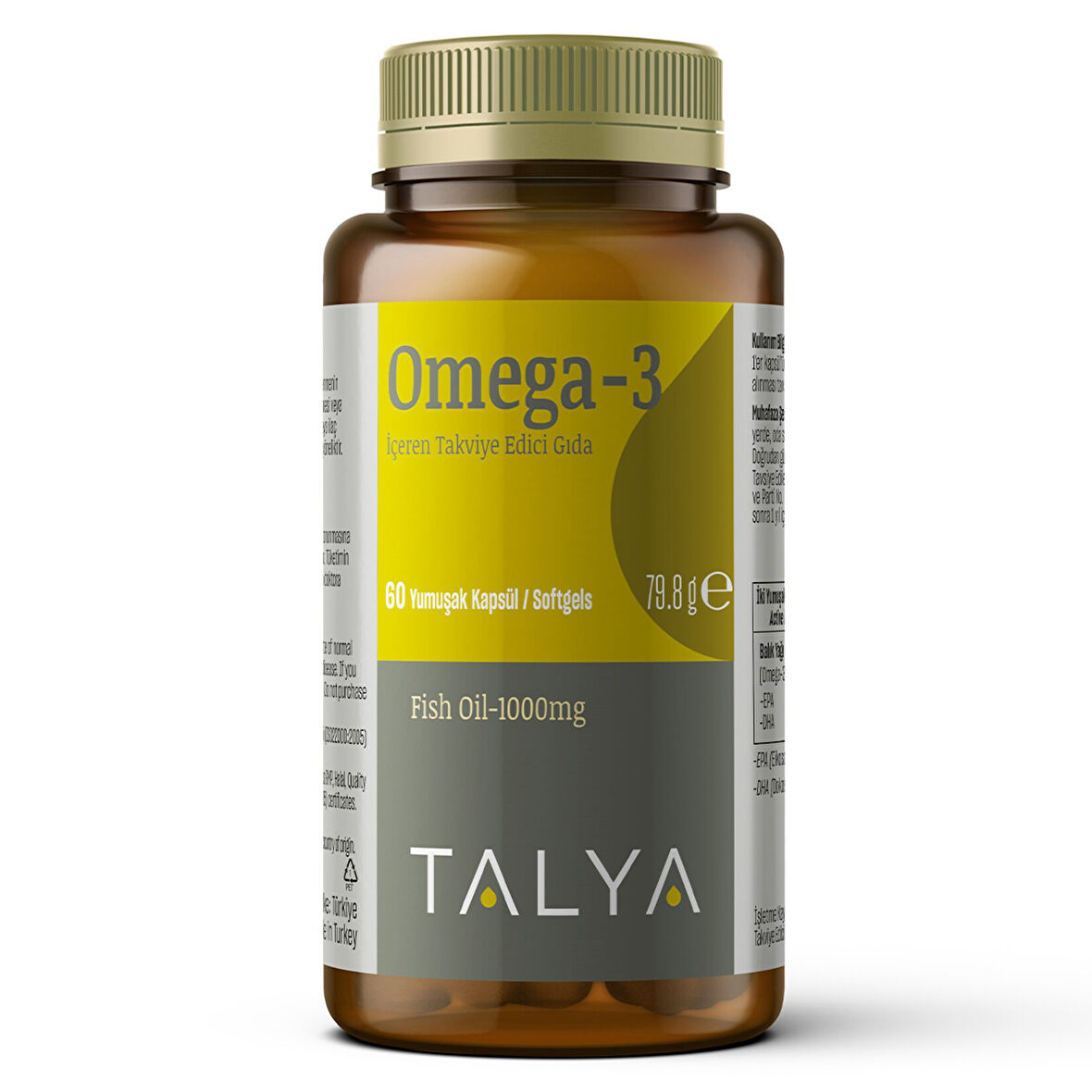 Talya Omega 3 60 Softgel 1000 Mg 2 ADET