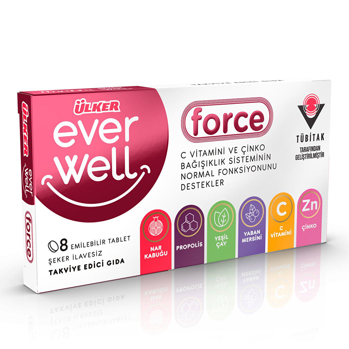 Ülker Everwell Defence Çiğneme Tableti 8 Adet 13.6 G 2 ADET