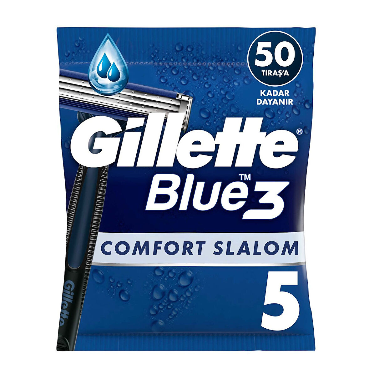 Gilette Blue 3 Comfort Slalom Tıraş Bıçağı 5''li 2 ADET