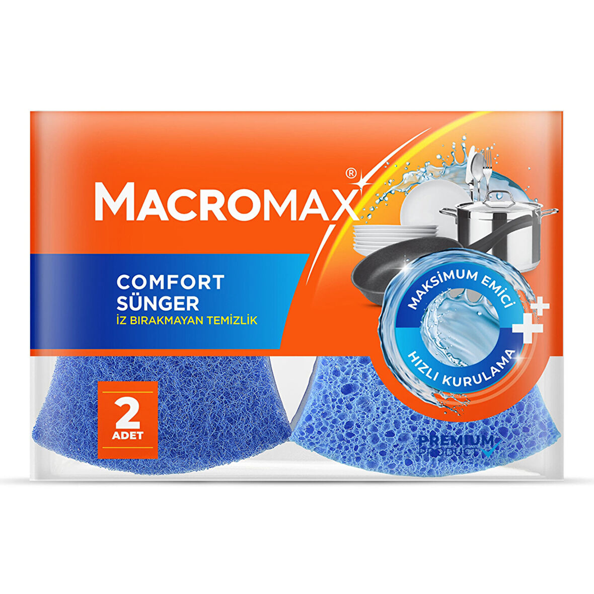 Macromax Comfort Sünger 2'li 2 ADET