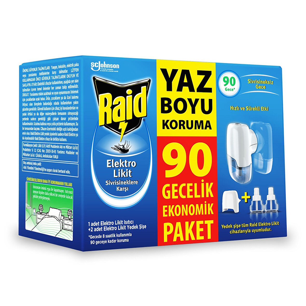Raid Makine + Likit Yedek 90 Gece 2 ADET