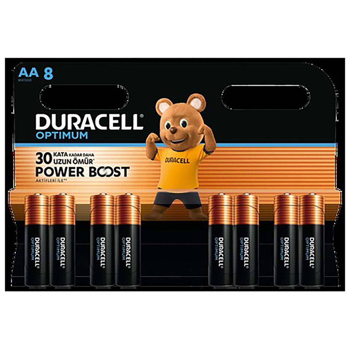 Duracell Optimum Powerboost AA Kalem Pil 8'li 2 ADET
