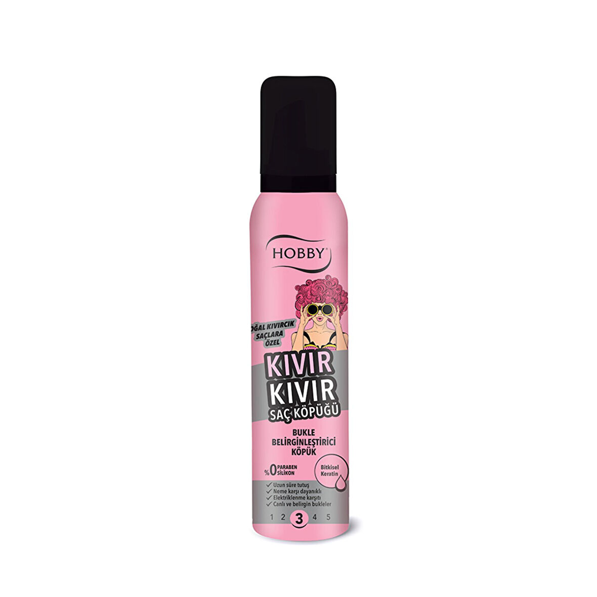 Hobby Saç Köpüğü Kıvırcık Saçlara Özel 150Ml 2 ADET