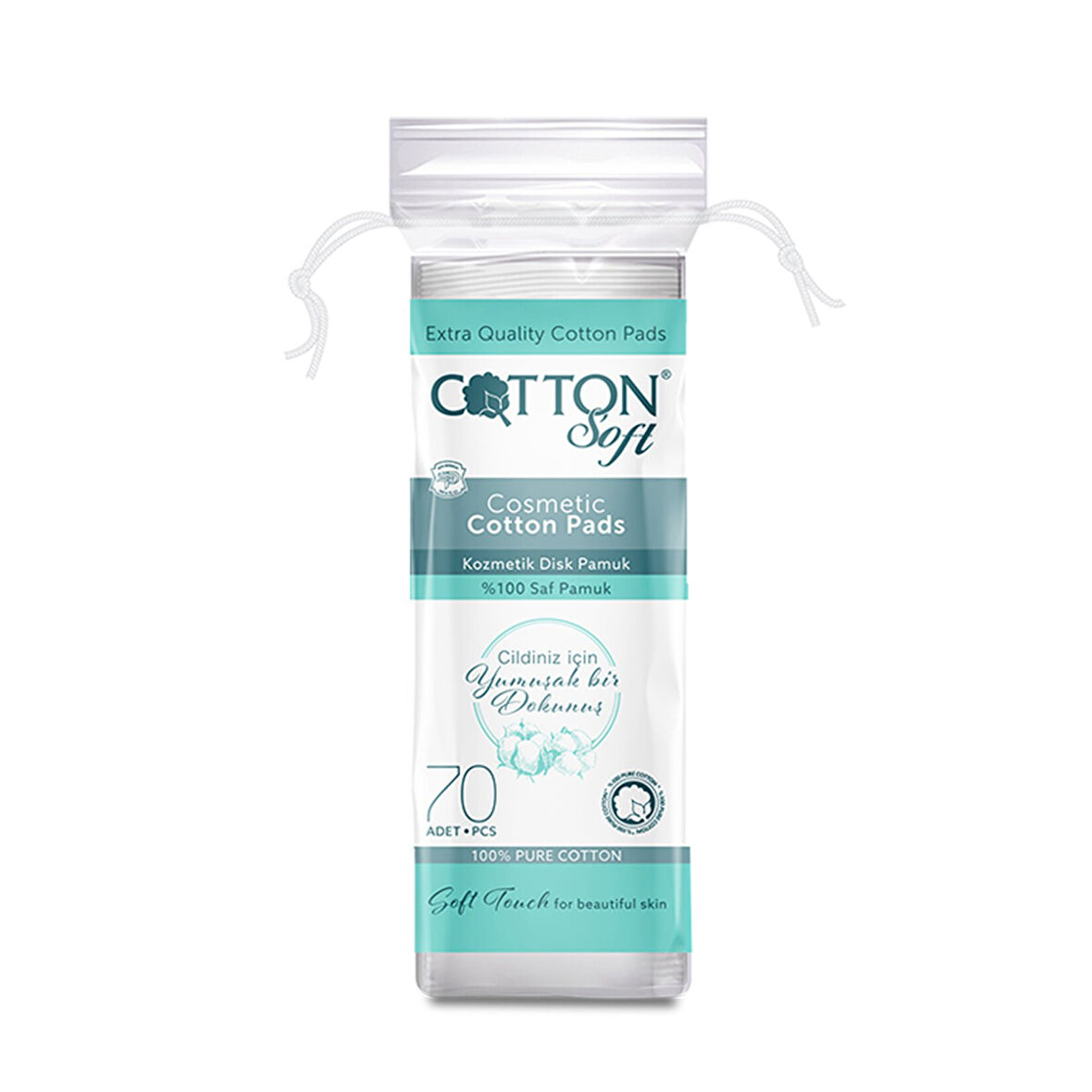 Cotton Soft Kozmetik Disk Pamuk 70'li 2 ADET
