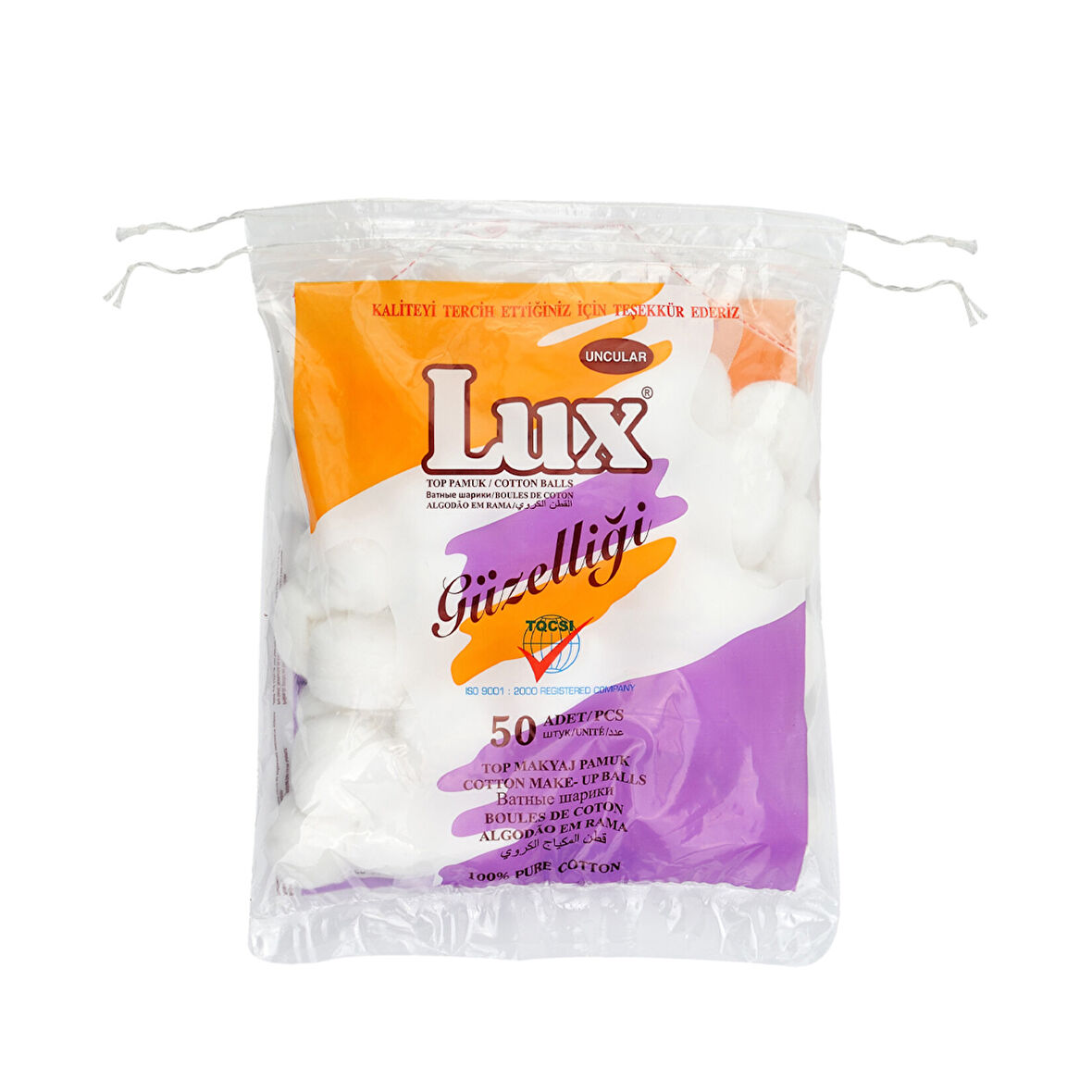 Lux Top Makyaj Pamuğu 50'li 2 ADET