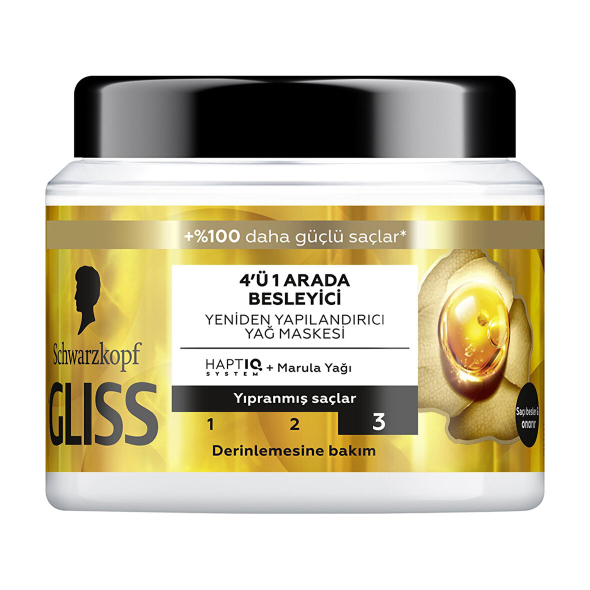 Gliss Nutritive Saç Bakım Maskesi 400Ml 2 ADET