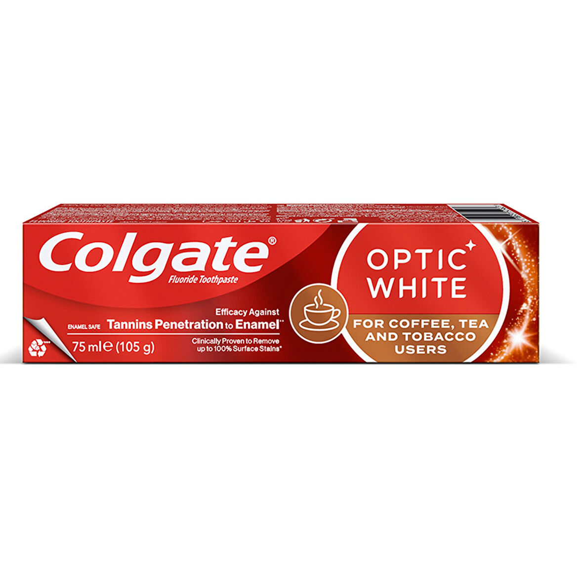 Colgate Optic White Kahve Çay & Tütün Kullananlar İçin 75Ml 2 ADET