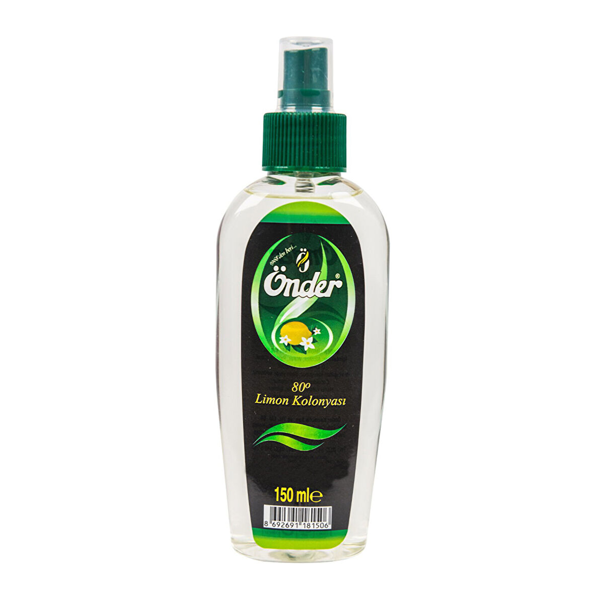 Önder 80 Derece Limon Kolonyası 150 Ml 2 ADET