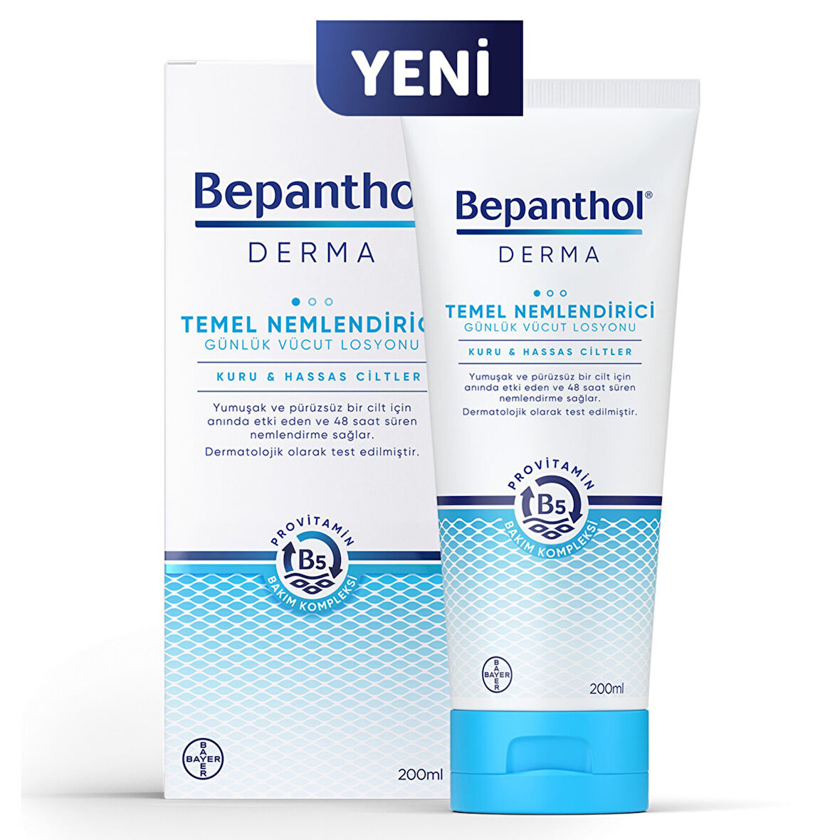 Bepanthol Derma Temel Nemlendirici Losyon 200 Ml 2 ADET