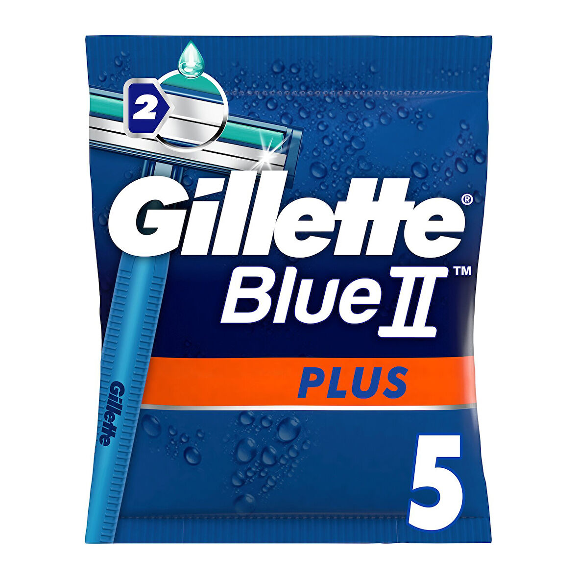 Gillette Blue2 Plus 5'li Poşet Tıraş Bıçağı 2 ADET