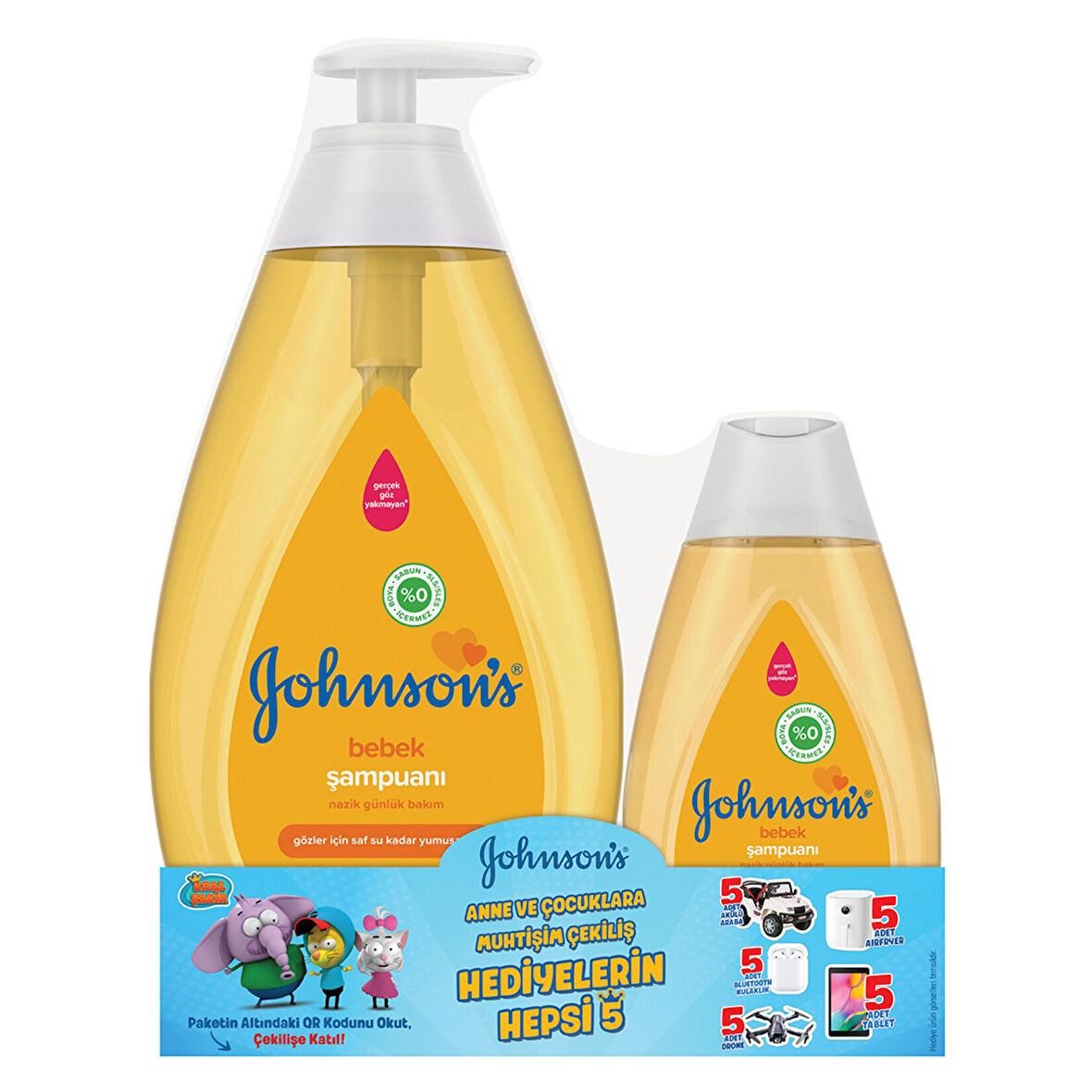 Johnson s Baby Şampuan 750 Ml + 200 Ml Avantaj Paketi 2 ADET