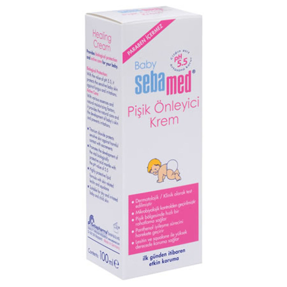 Sebamed Bebek Pişik Önleyici Krem 100 Ml 2 ADET