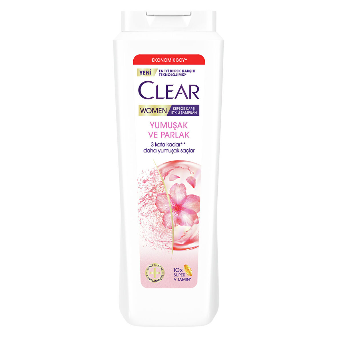 Clear Besleyici Şampuan Yumuşak ve Parlak Saçlar 600 ML 2 ADET