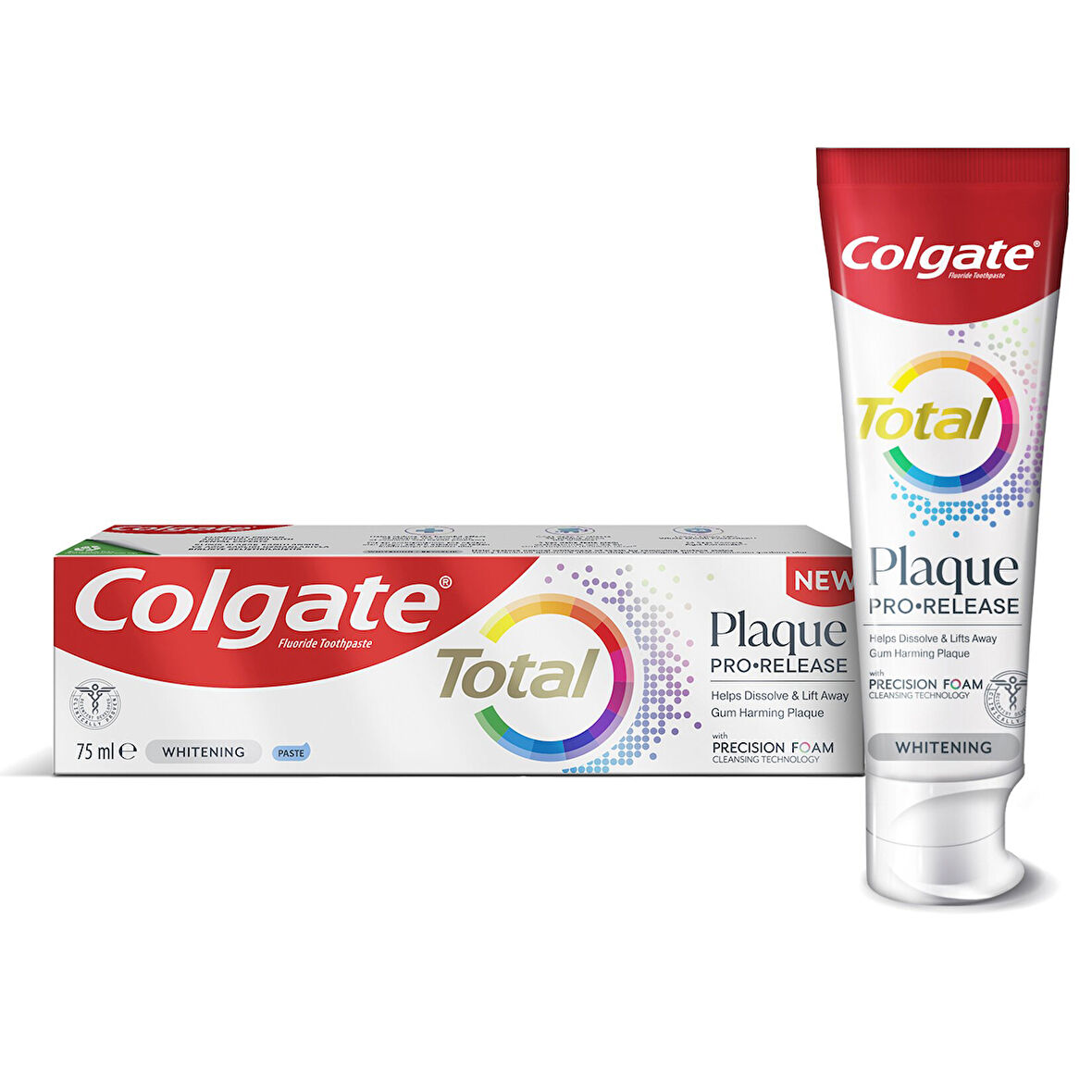 Colgate Total Plaque Pro Release Beyazlatıcı Diş Macunu 75 Ml 2 ADET