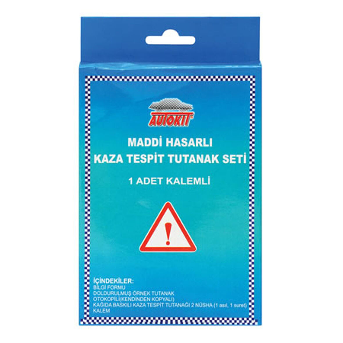 Autokit Kaza Tespit Tutanak Seti 2 ADET