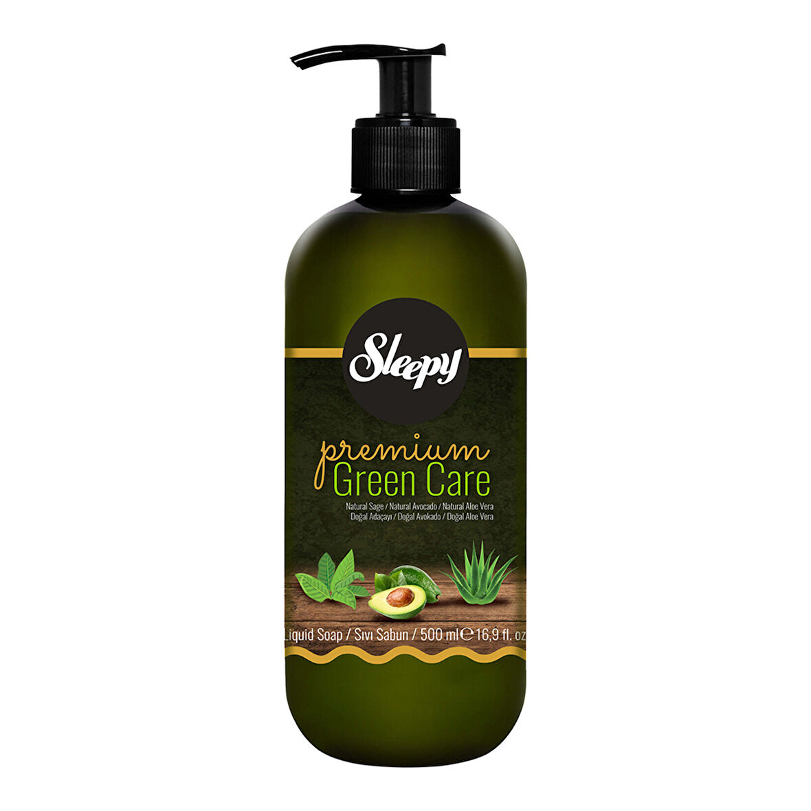 Sleepy Premium Green Care 500 Ml 2 ADET